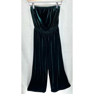 Urban Outfitters Jackson Tube Velvet Jumpsuit, Size Small